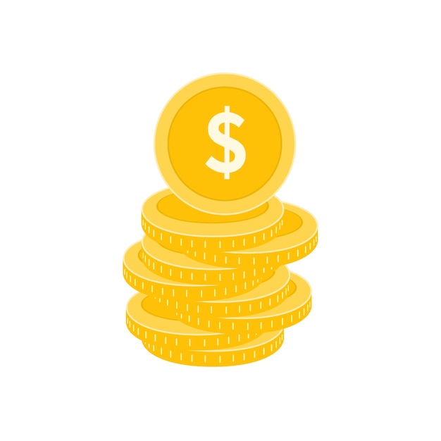 Premium Vector | Realistic dollar coin