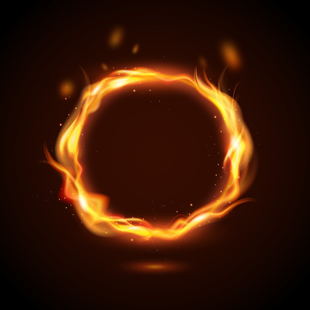 Download Free Realistic Fire Ring Concept Free Vector Use our free logo maker to create a logo and build your brand. Put your logo on business cards, promotional products, or your website for brand visibility.