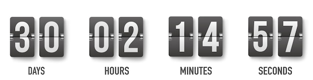 flip clock countdown