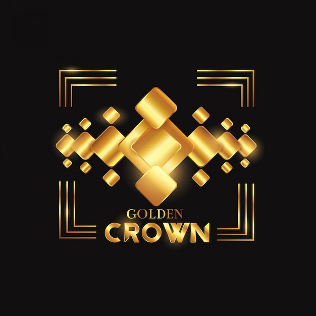 Download Free Realistic Golden Crown Logo Premium Vector Use our free logo maker to create a logo and build your brand. Put your logo on business cards, promotional products, or your website for brand visibility.