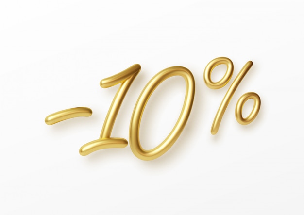 premium-vector-realistic-golden-text-10-percent-discount-number