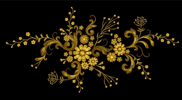 Download Free Realistic Golden Thread Vector Embroidery Fashion Patch Premium Use our free logo maker to create a logo and build your brand. Put your logo on business cards, promotional products, or your website for brand visibility.