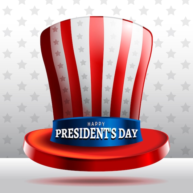 free-vector-realistic-hat-president-s-day