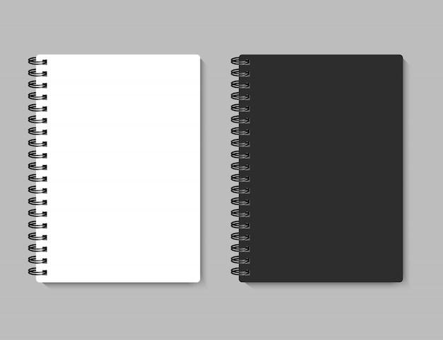 Premium Vector | Realistic notebook for your image, illustration.