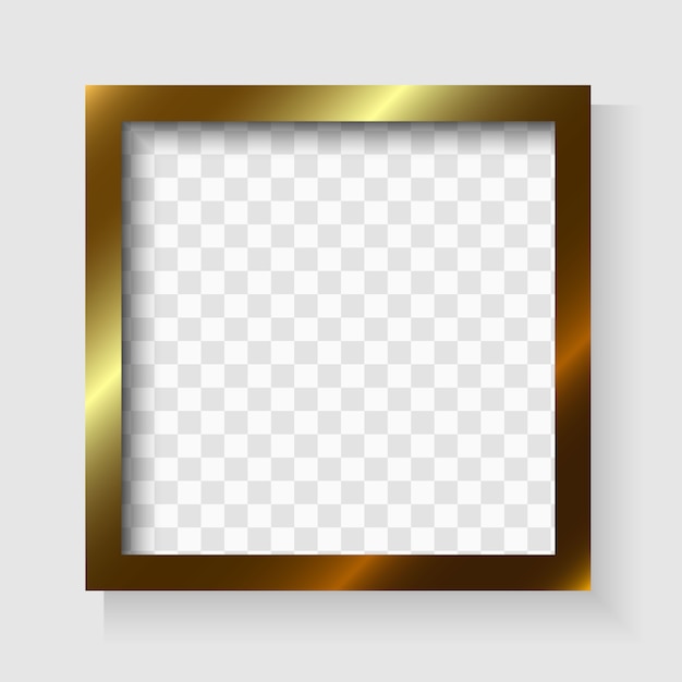 Premium Vector | Realistic picture frame isolated