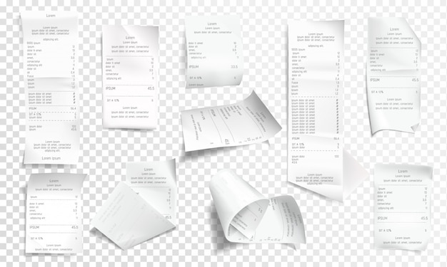 Download Receipt Vectors, Photos and PSD files | Free Download