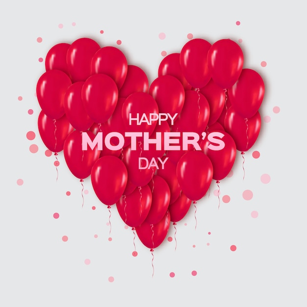 red balloon mothers day