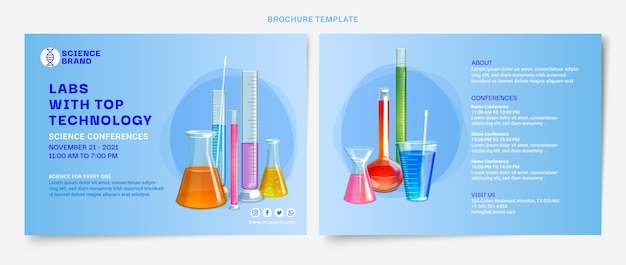 premium-vector-realistic-science-brochure-template