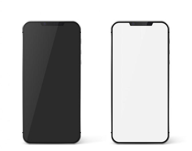 Premium Vector | Realistic smartphone mockup.