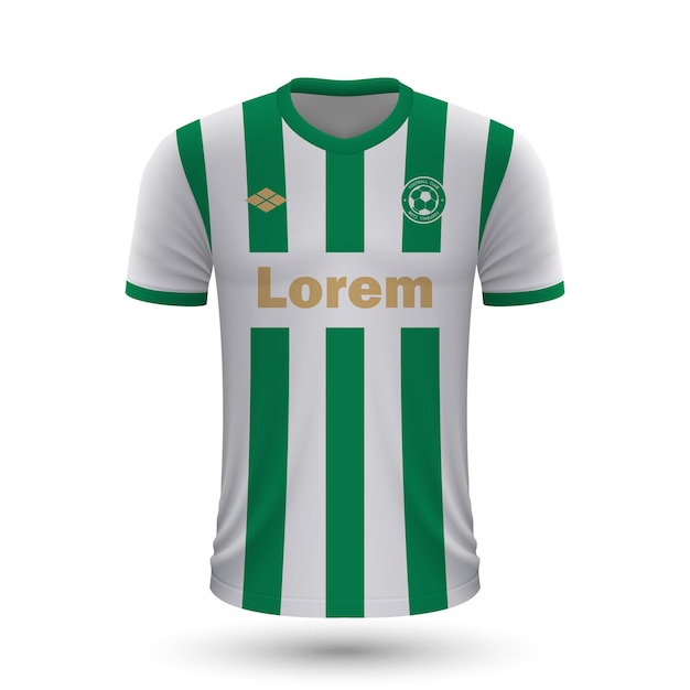 Premium Vector | Realistic soccer shirt ferencvaros 2022, jersey ...