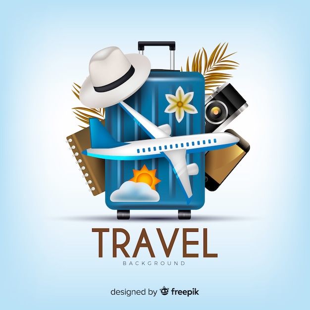 travel background vector free download