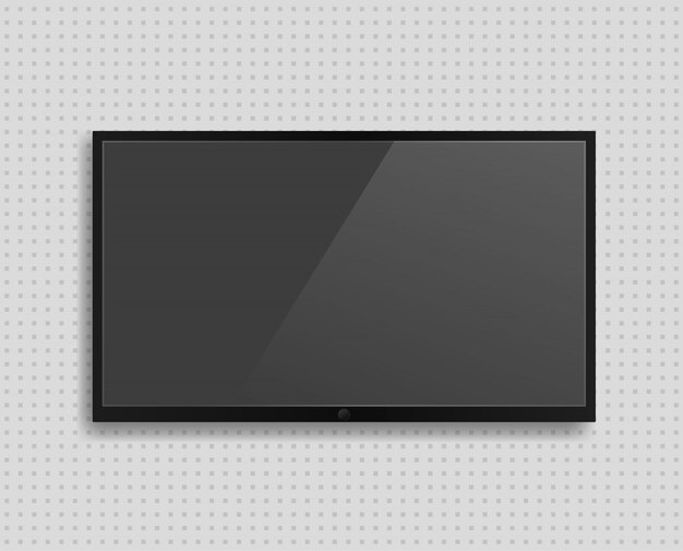 Premium Vector Realistic Tv Screen