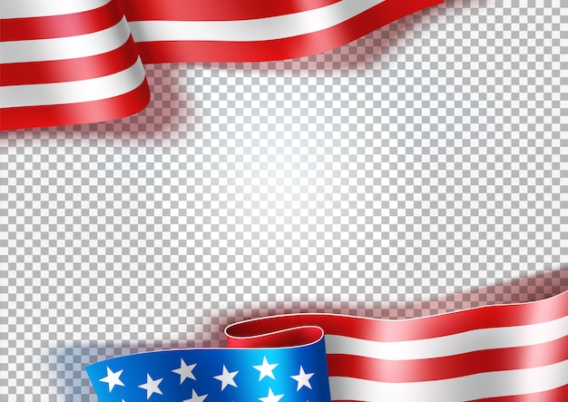 Download Realistic waving american flag, usa symbol background ...