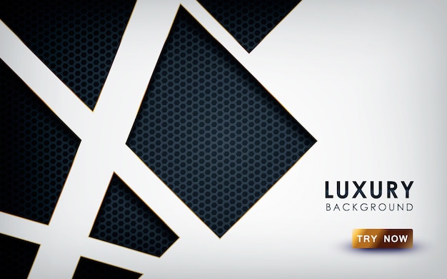 Realistic white overlap layer background Premium Vector