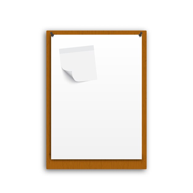 Realistic white paper | Premium Vector