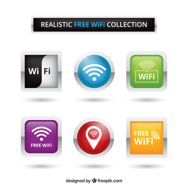 Download Free Download Free Realistic Wifi Button Collection Vector Freepik Use our free logo maker to create a logo and build your brand. Put your logo on business cards, promotional products, or your website for brand visibility.
