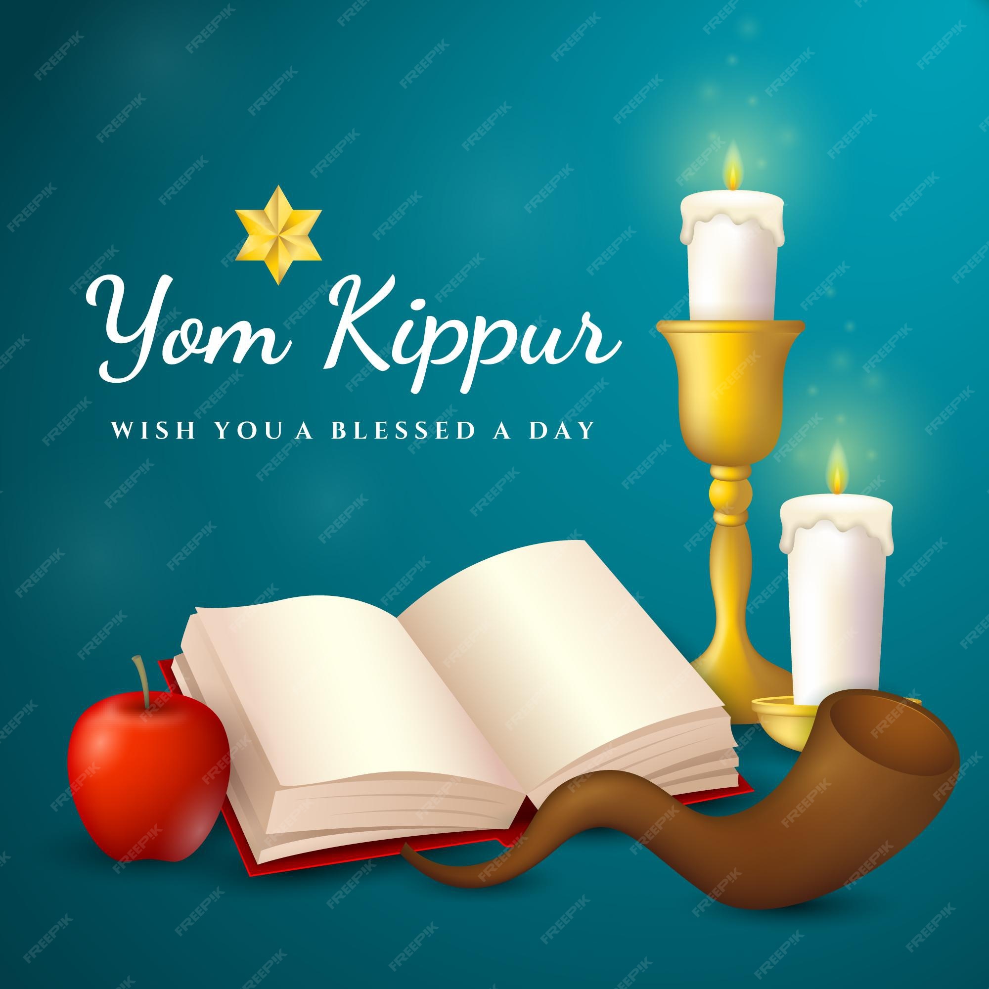 Free Vector Realistic yom kippur concept