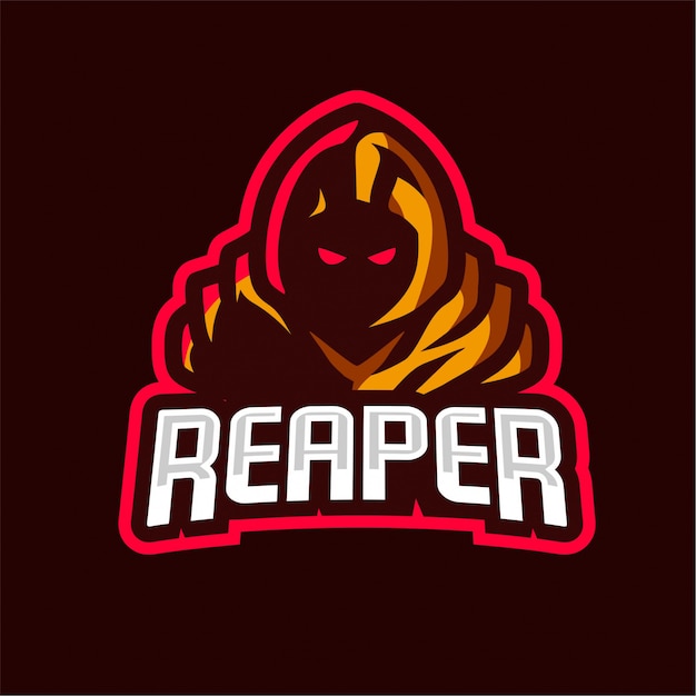 Premium Vector | Reaper e-sport logo