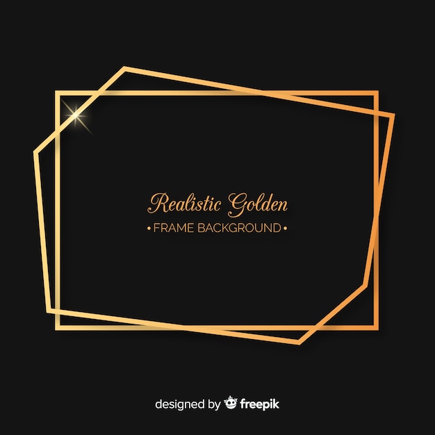 Download Rectangle golden frame Vector | Free Download