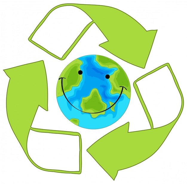 Recycle green earth Vector | Free Download