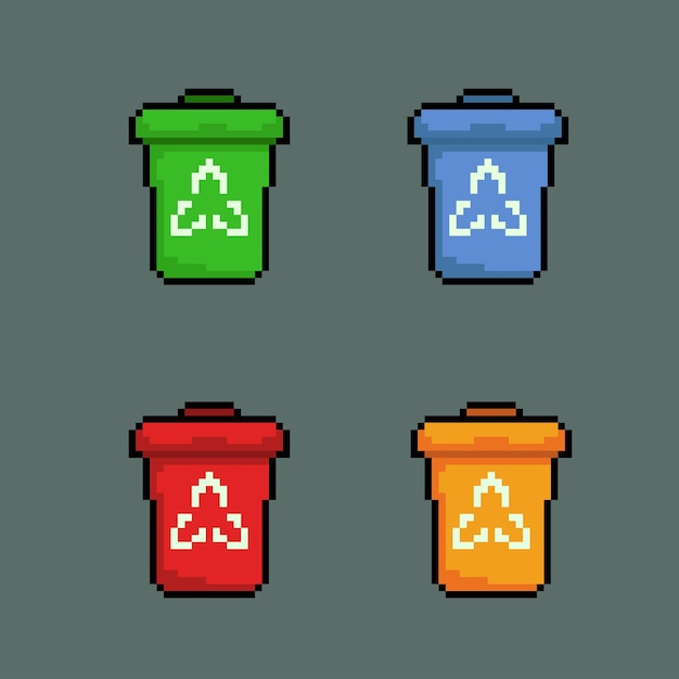 Pixel Art Container