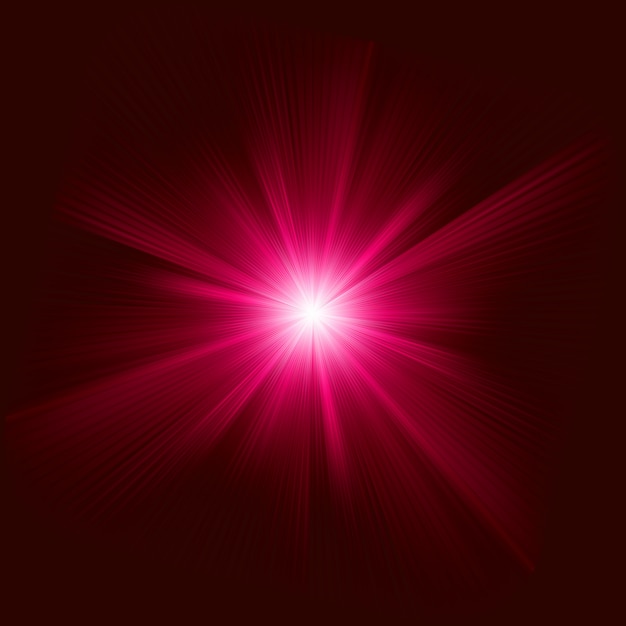 Premium Vector | Red abstract burst beam light effect