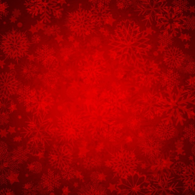 Free Vector | Red background with snowflakes for christmas