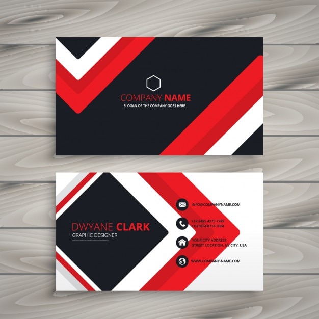 Download Free Red And Black Business Card Free Vector Use our free logo maker to create a logo and build your brand. Put your logo on business cards, promotional products, or your website for brand visibility.