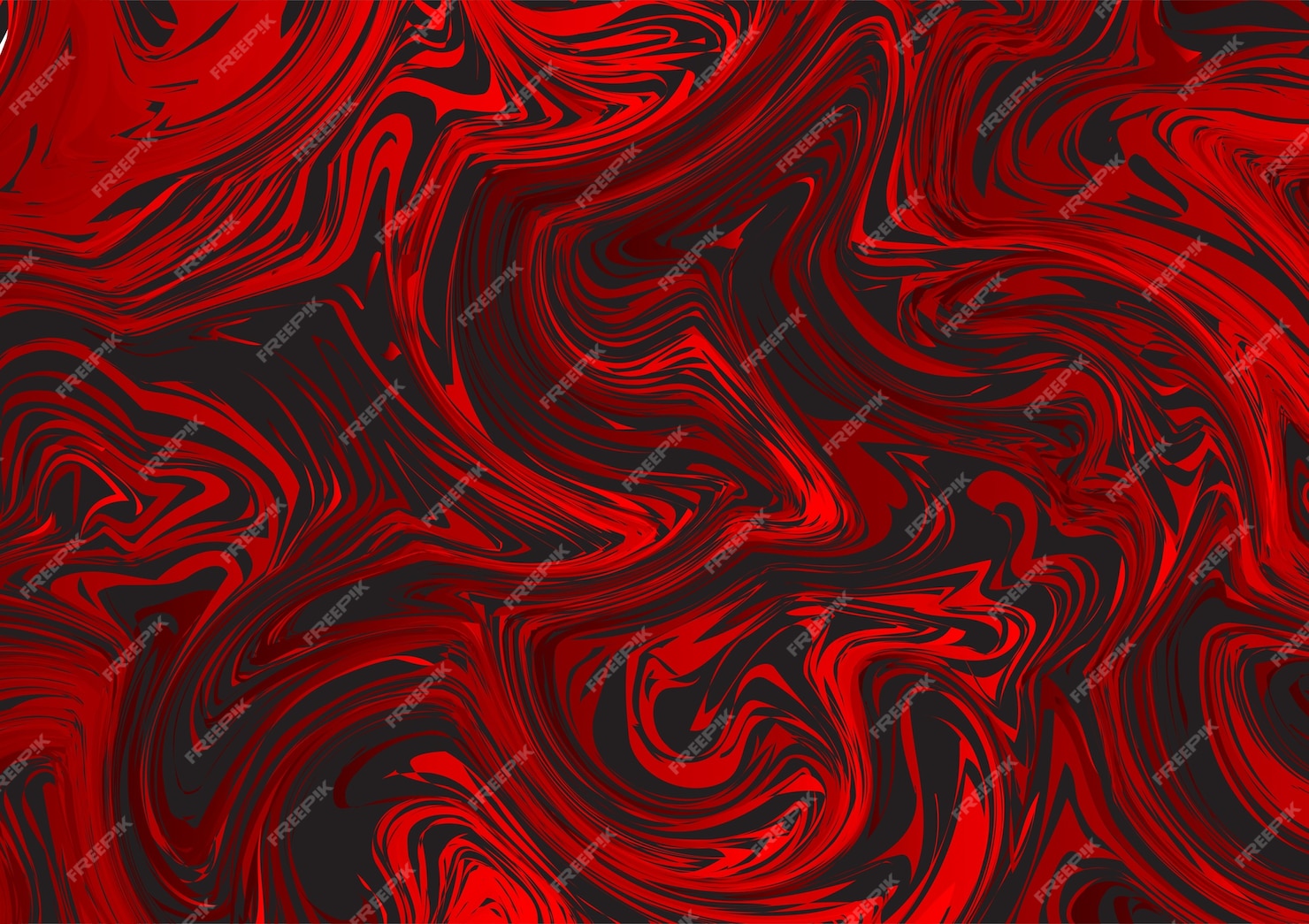 Premium Vector | Red and black liquid abstract vector background