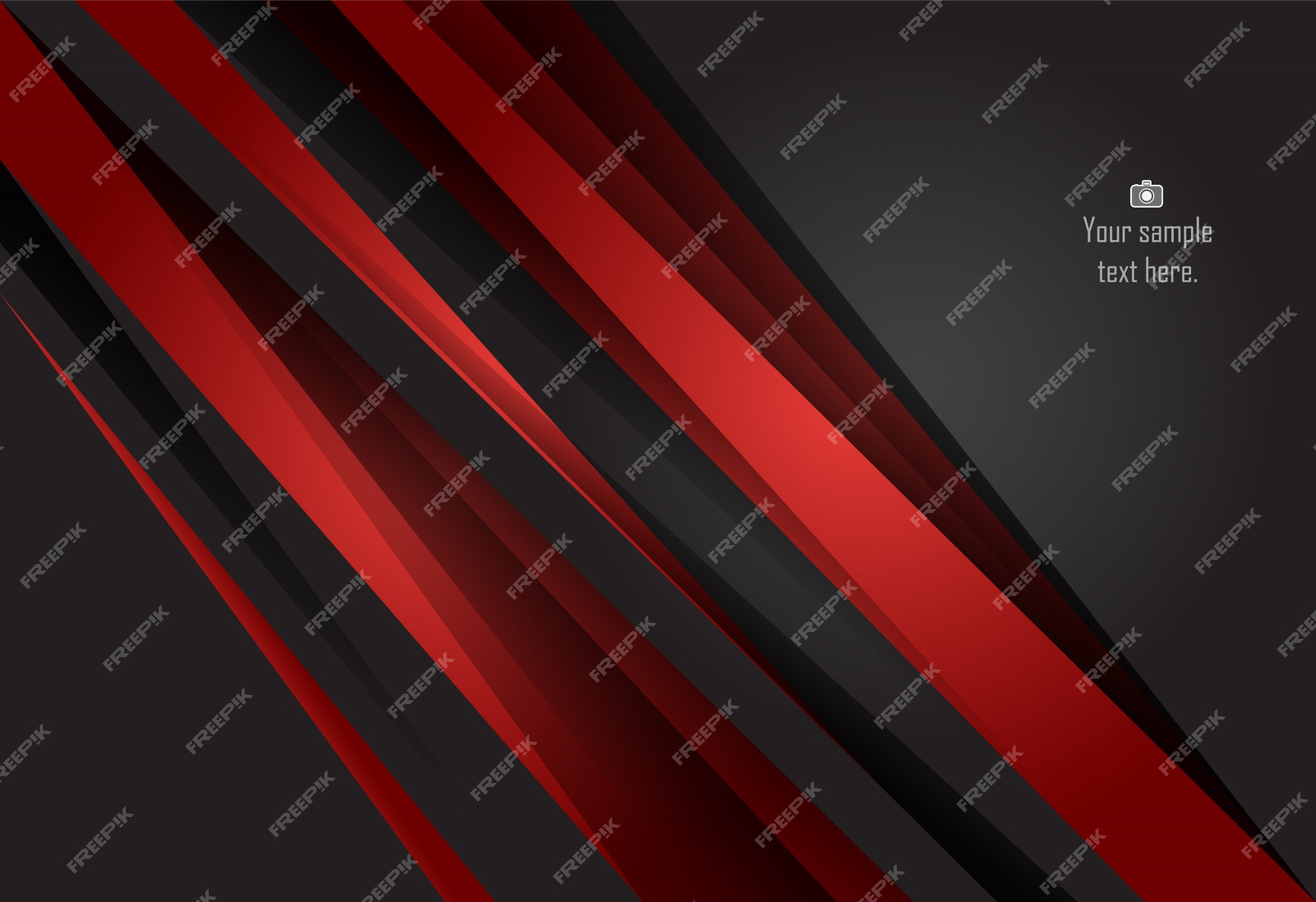 Premium Vector Red And Black Material Design Background