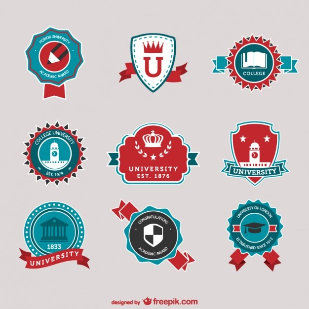 Download Free Red And Blue University Logos Free Vector Use our free logo maker to create a logo and build your brand. Put your logo on business cards, promotional products, or your website for brand visibility.