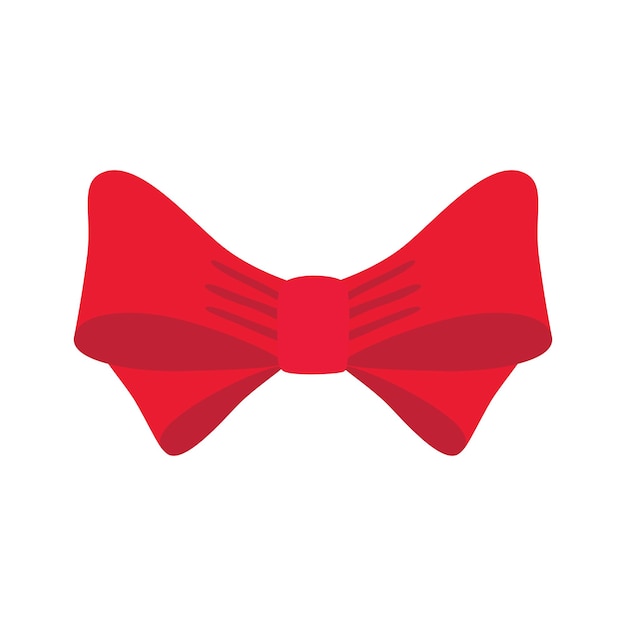 Premium Vector Red Bow Vector Illustration