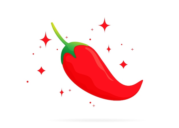 Free Vector | Red chilli peppers cartoon art illustration