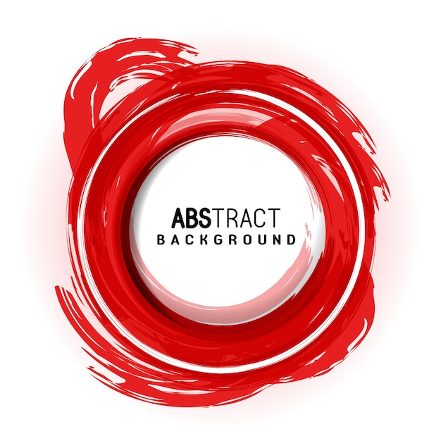 Download Free Red Circle Artistic Abstract Brush Strokes Background With Round Place For Text Premium Vector Use our free logo maker to create a logo and build your brand. Put your logo on business cards, promotional products, or your website for brand visibility.