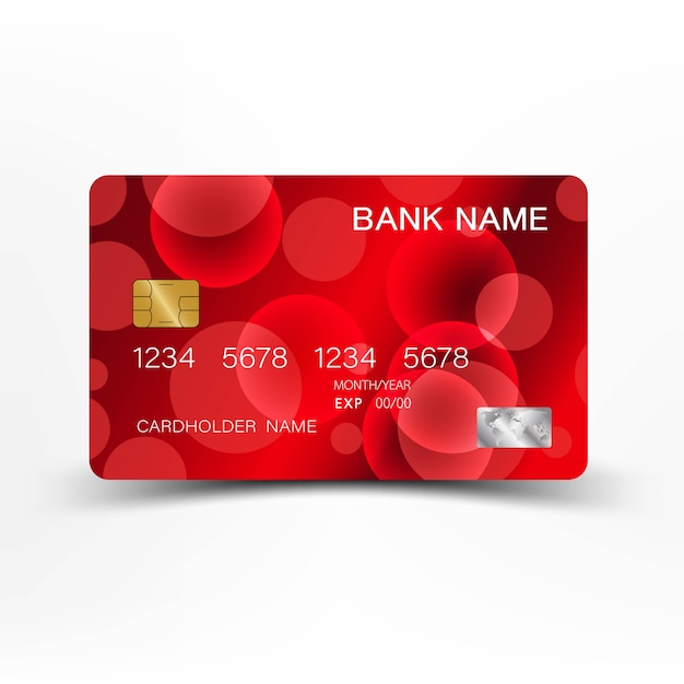 Download Free Red Credit Card Design Premium Vector Use our free logo maker to create a logo and build your brand. Put your logo on business cards, promotional products, or your website for brand visibility.