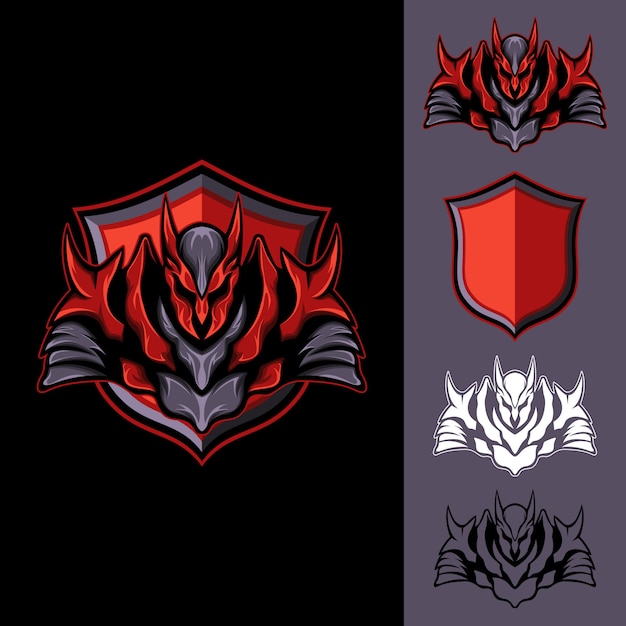 Download Free Red Dark Knight Logo E Sport Gaming Premium Vector Use our free logo maker to create a logo and build your brand. Put your logo on business cards, promotional products, or your website for brand visibility.