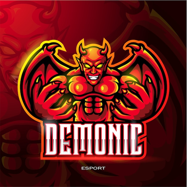 Download Free Red Devil Mascot Logo For Electronic Sport Gaming Logo Premium Use our free logo maker to create a logo and build your brand. Put your logo on business cards, promotional products, or your website for brand visibility.