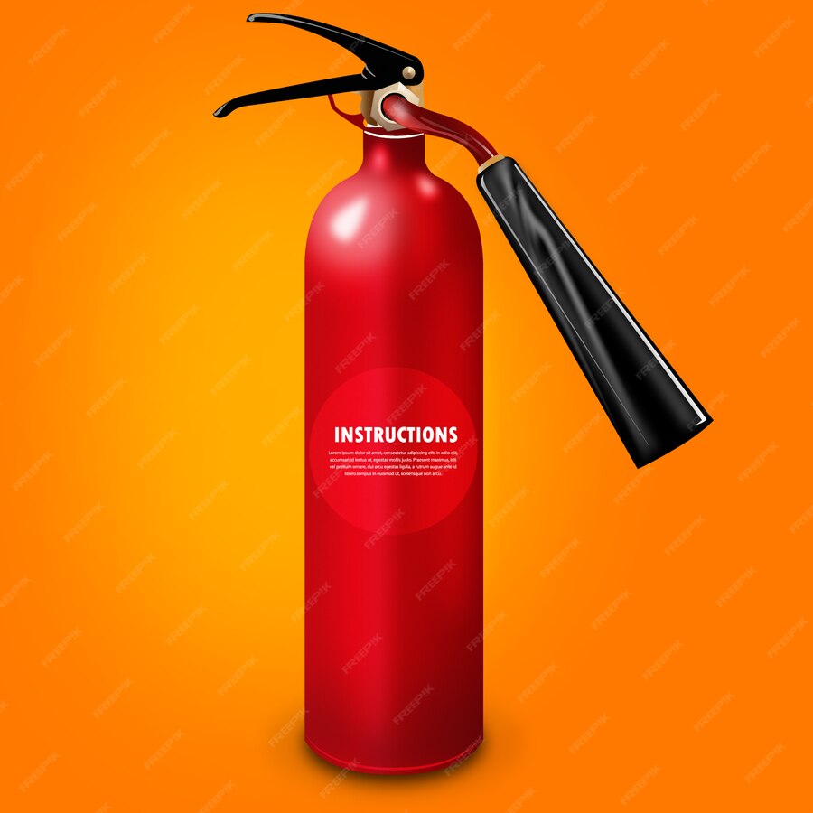 Free Vector | Red extinguiser design