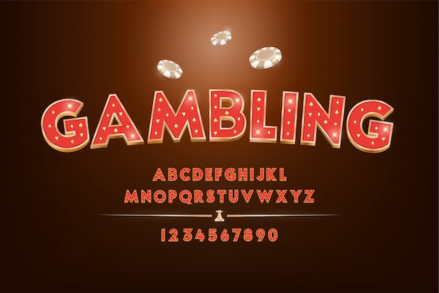 casino font types