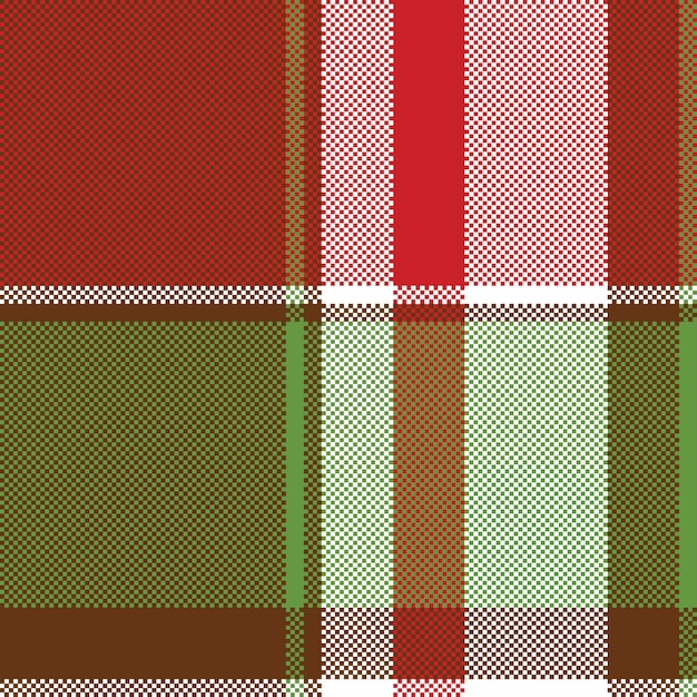 Premium Vector Red Green Abstract Plaid Seamless Pixel Pattern