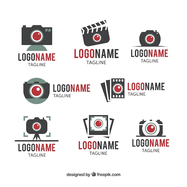 Download Free Red Light Camera Logo Collection Free Vector Use our free logo maker to create a logo and build your brand. Put your logo on business cards, promotional products, or your website for brand visibility.