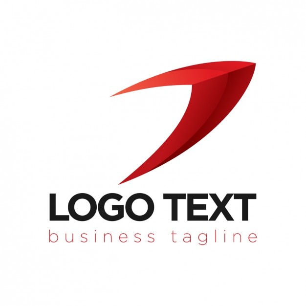 Red logotype design Vector | Free Download