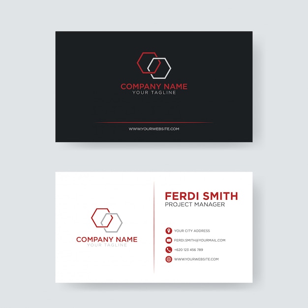 Download Free Red Minimalist Business Card Premium Vector Use our free logo maker to create a logo and build your brand. Put your logo on business cards, promotional products, or your website for brand visibility.