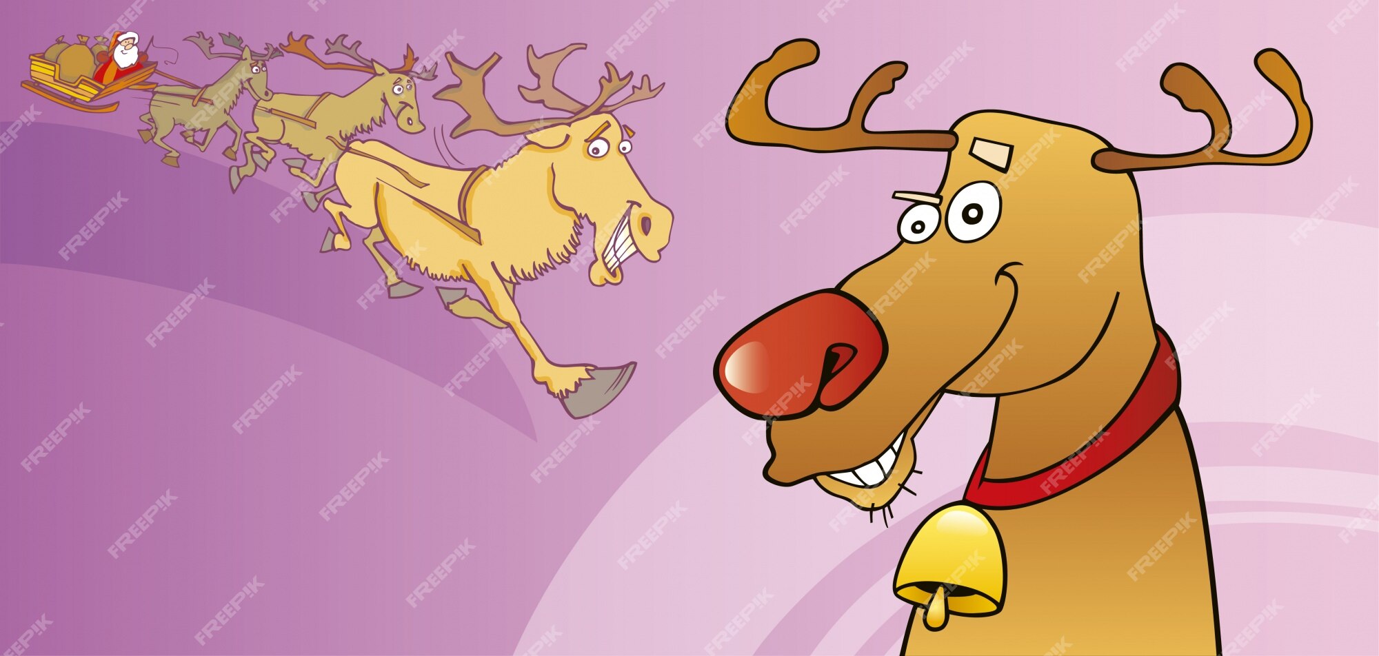 premium-vector-red-nose-reindeer-christmas-card