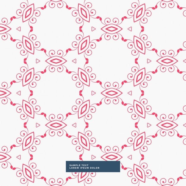 Red pattern on a white background | Free Vector