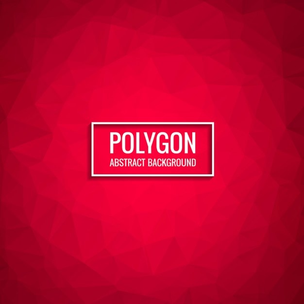 Red polygonal background Vector | Free Download