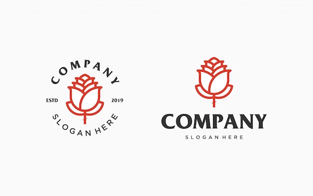 Download Free Red Rose Logo Template Line Red Rose Logo Premium Vector Use our free logo maker to create a logo and build your brand. Put your logo on business cards, promotional products, or your website for brand visibility.