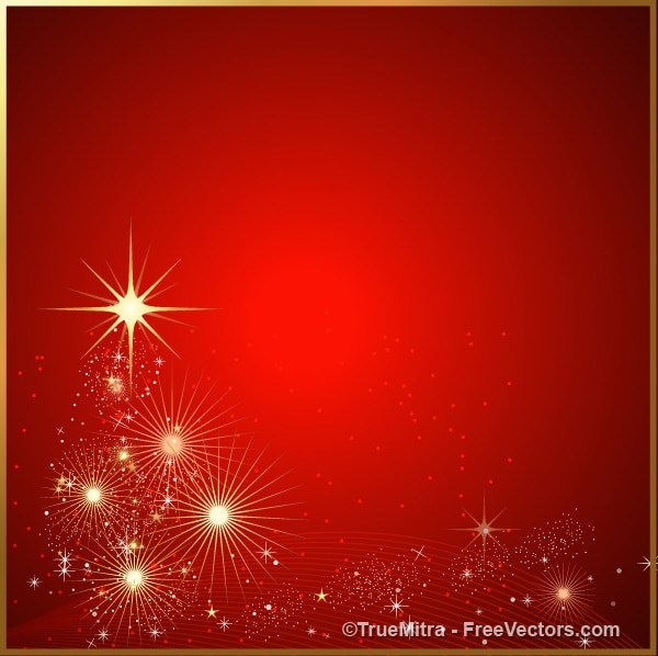 Red sparkles and stars abstract background Vector | Free Download