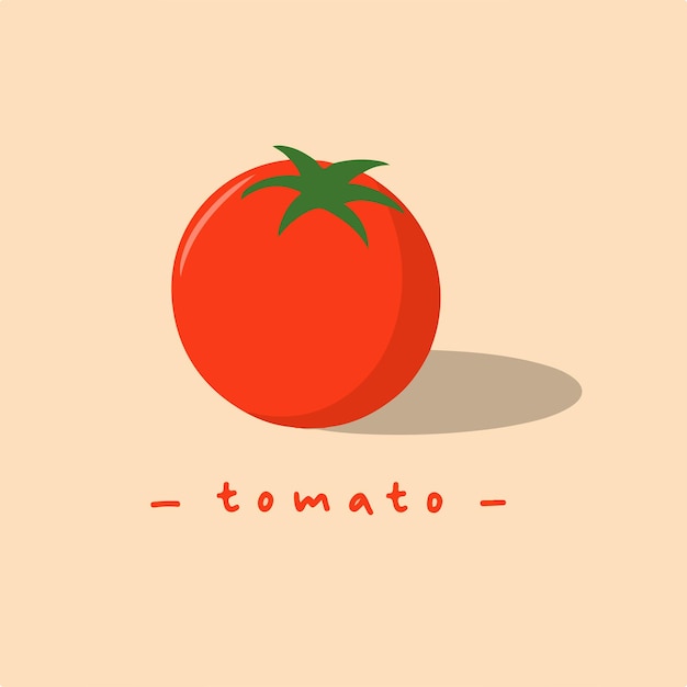 Premium Vector | Red tomato symbol design fruit vector illustration