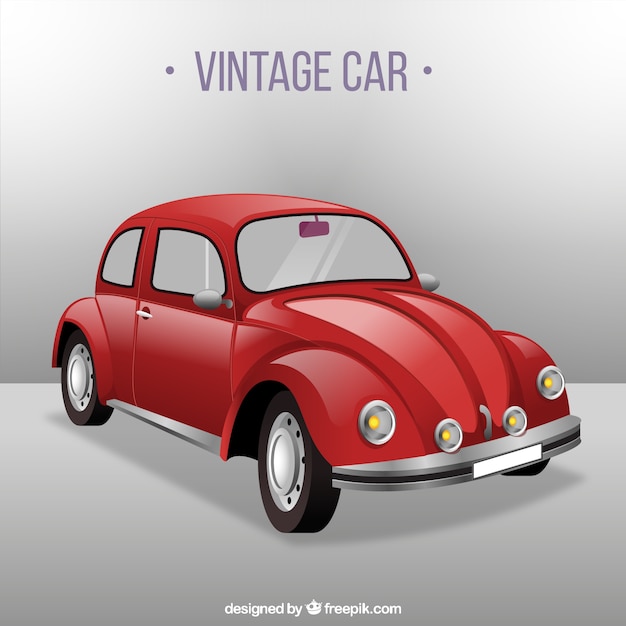 Red Vintage Car 82